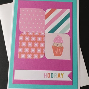 Hooray | Birthday Card | Blank Cards | Handmade | Cute Cards