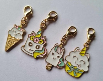 Lot De 40 Breloques Cactus En Alliage Argent - 10 Styles Différents - Avec Mousquetons Pour Sac, Vêtement, Fermeture éclair