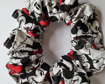 Mickey Mouse scrunchie | Minnie Mouse | Handmade | Hair ties |  Cute gift ideas
