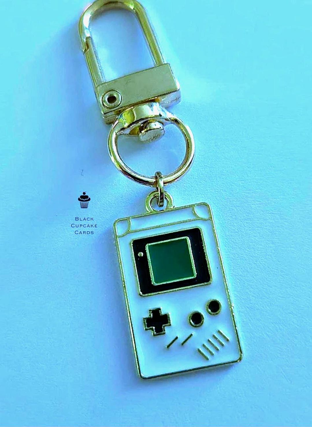 Handheld Video Game Console Keyring | Game Boy Keyrings | Bag Charm ...