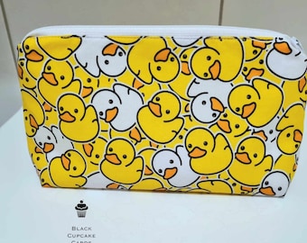 Rubber Duck make up bag | Cosmetic bag | Toiletry bag | Handmade make up pouch |Handmade | Gift ideas