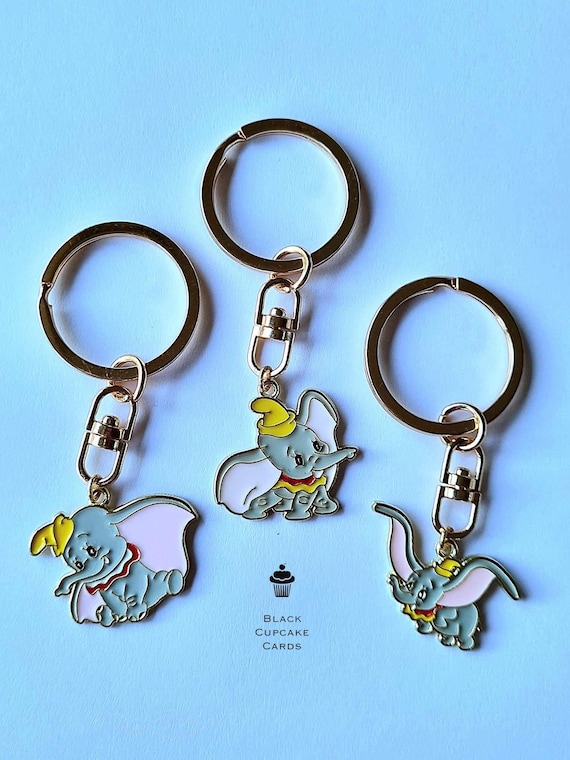 Dumbo Keyrings Disney Character Keyrings Bag Charm Keychain Handmade Gift Ideas Cute Keyring Etsy