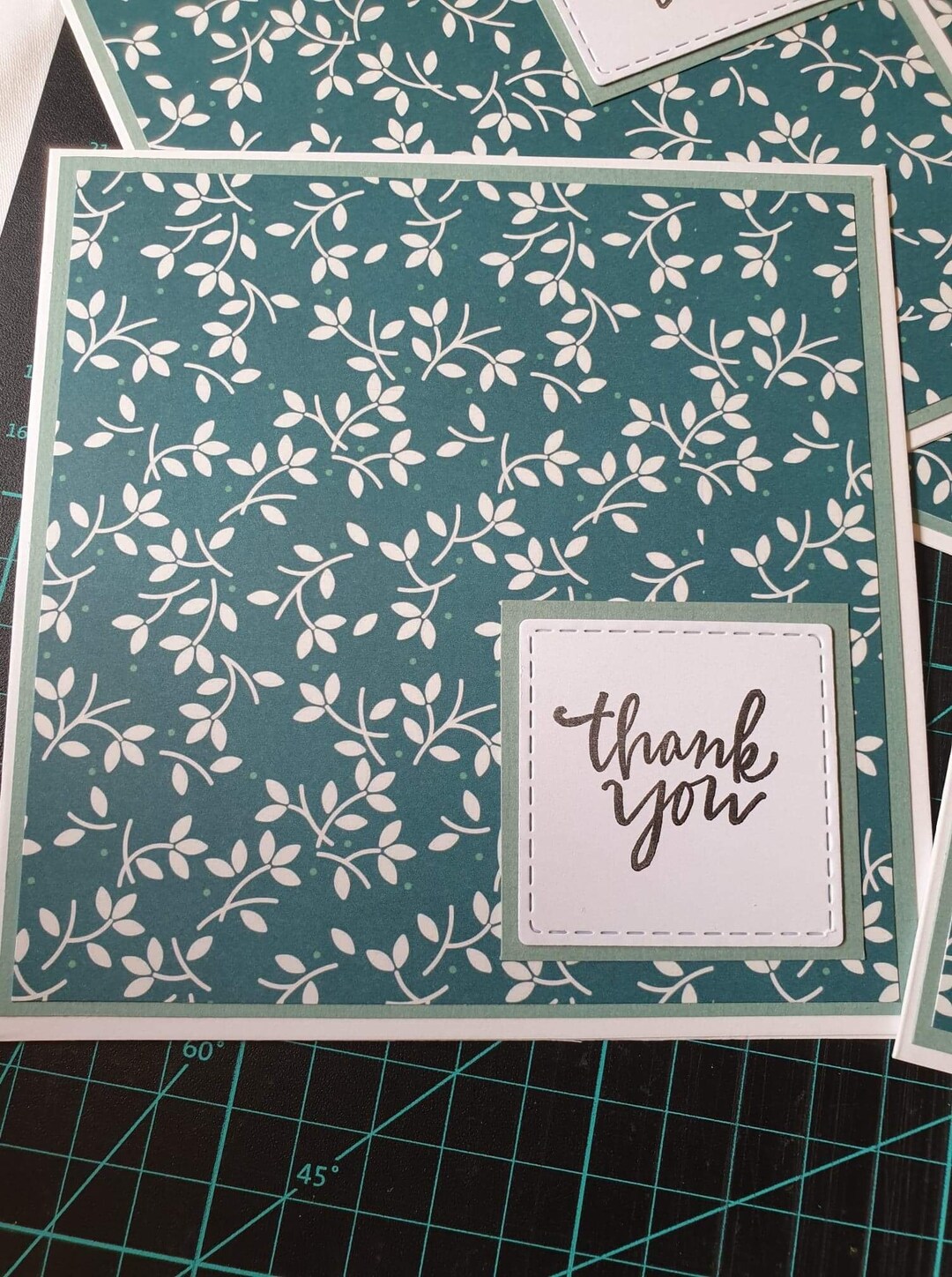 Set of 6 Thank You Cards | Blank Cards | Handmade | Elegant Cards ...