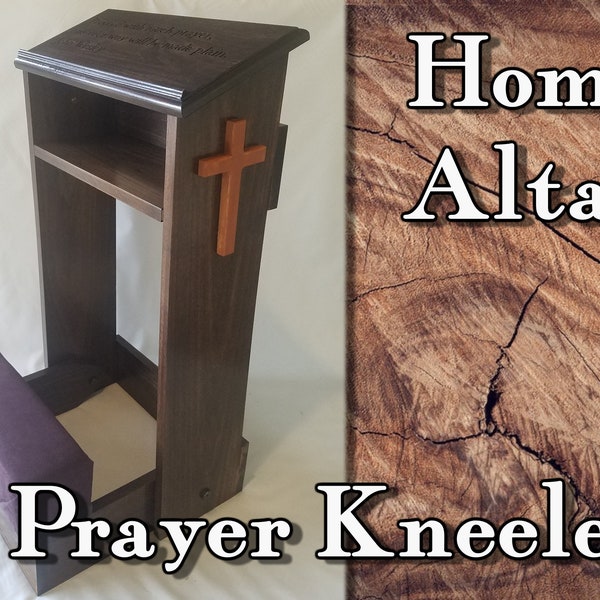 Folding Prayer Kneeler Kneeling Bench Catholic altar Home Altar shrine Catholic Gift Spiritual Pew Meditation bench Prie Dieu Banc Prier