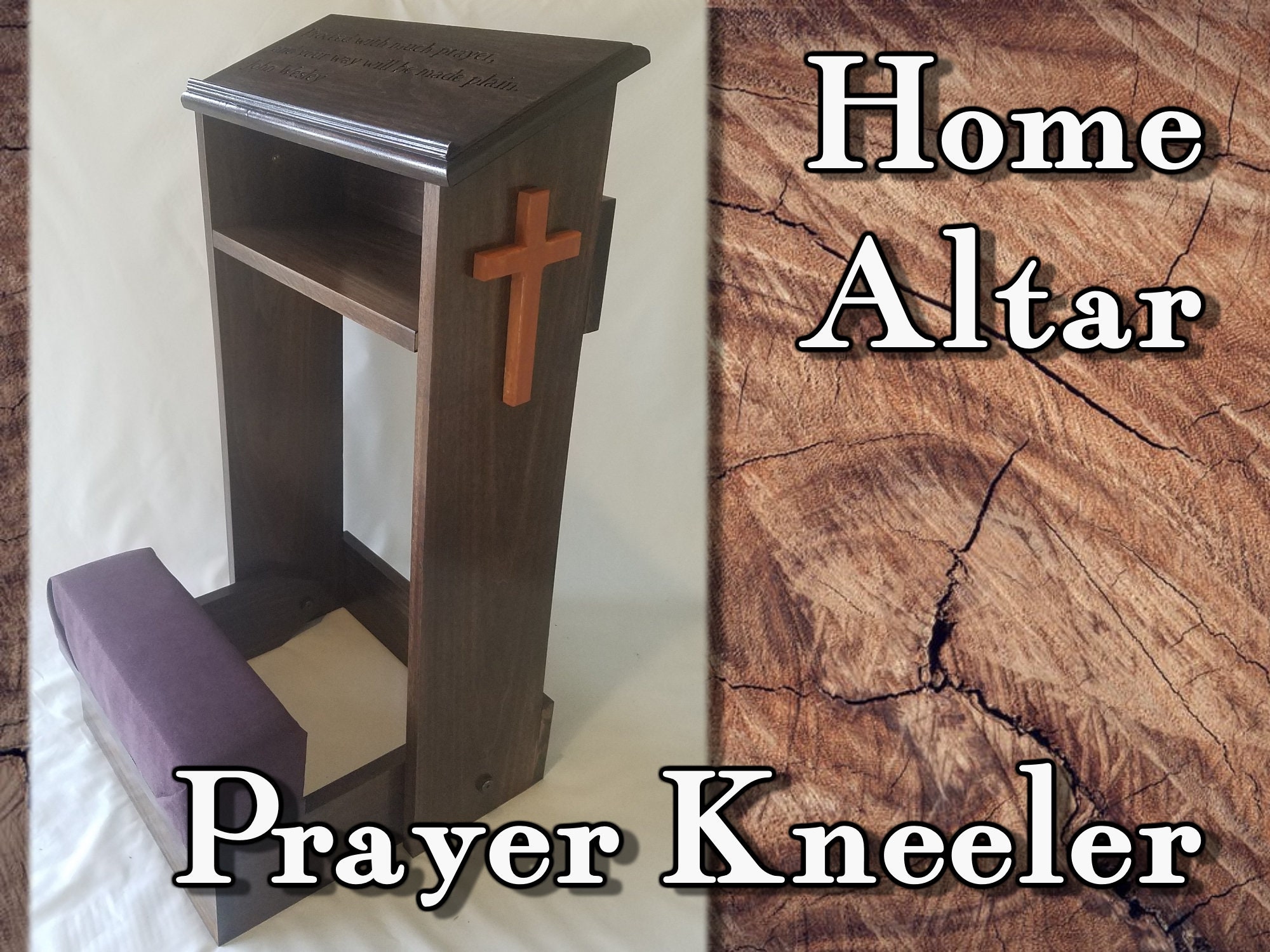 Folding Prayer Kneeler Kneeling Bench Catholic Altar Home Etsy