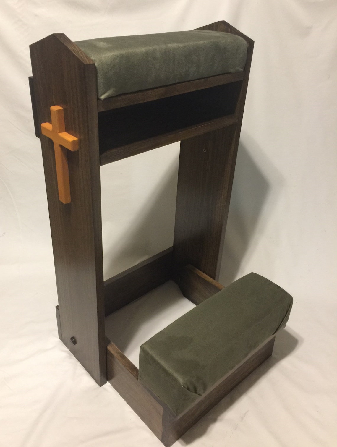 Cushioned Top Prayer Kneeler Kneeling Bench Catholic home Etsy