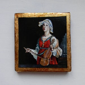 after Guido Reni - Saint Cecily, hand painted copy