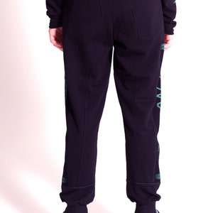 Supernaturale Joggers Track Pants Cotton Relaxed Weekend Festival Baggy Black Pants Trackies Printed image 2