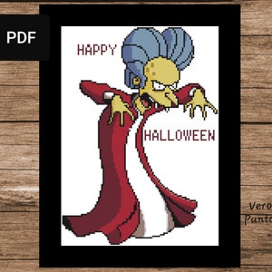 PATRÓN PDF descarga instantánea Sr. Burns