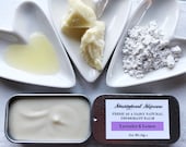 Natural Deodorant Balm - Lavender Lemon Deodorant - Natural Deodorant - Vegan Deodorant - Plastic Free Deodorant - Eco Friendly Deodorant