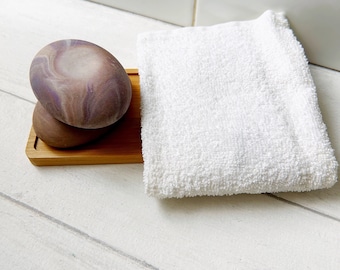 Fig & Brown Sugar Artisan Soap Stone - Vegan Soap - Palm Free Soap - Plastic Free Soap - Hand Wash - Shower Gel Bars - Eco Friendly Soap