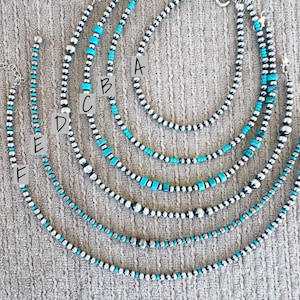 Navajo Pearl Anklets ** made to order, please allow 1-2 weeks