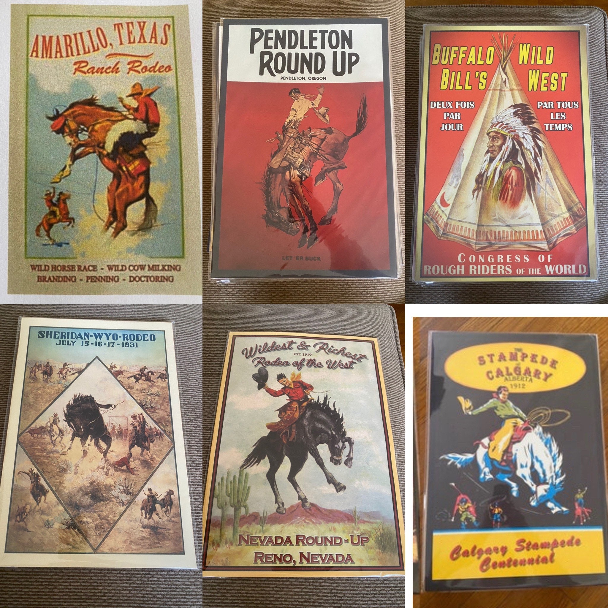 12”x18” Vintage Rodeo Posters Preorder** will ship in 2-3 weeks