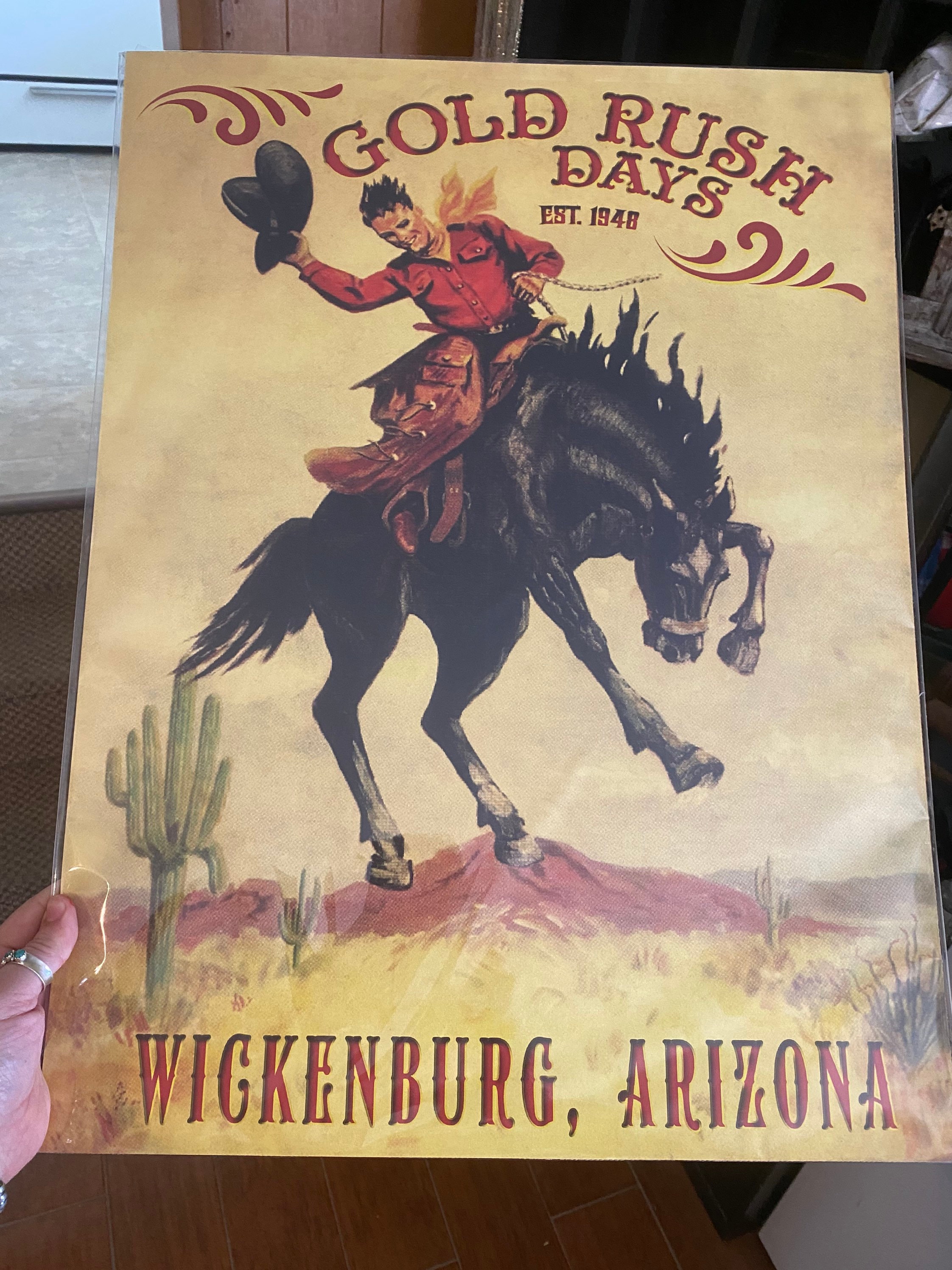 18”x24“ Vintage Rodeo Poster Prints** Made to Order, Please Allow 1-2 ...