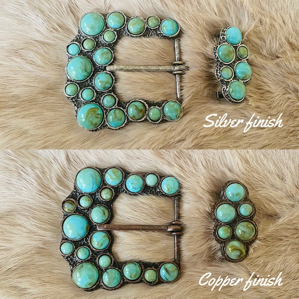Made to order**Two Piece Belt Buckle Sets **Preorder, please allow 2-3 weeks ship time