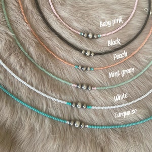 Baby/Toddler Navajo Pearl/Seed Bead Necklaces 12&quot; long