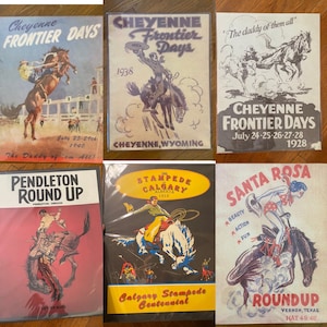 18”x24” Vintage Rodeo Poster Prints ***Preorder 2-3 weeks