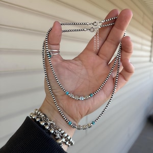 Custom Initial/Name/Word Navajo Pearl Necklaces *made to order, allow 2-3 weeks