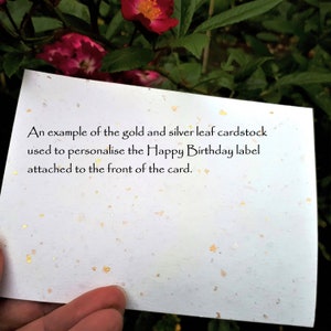 Personalised 90th Birthday Card, Pressed Flower PRINT image 10