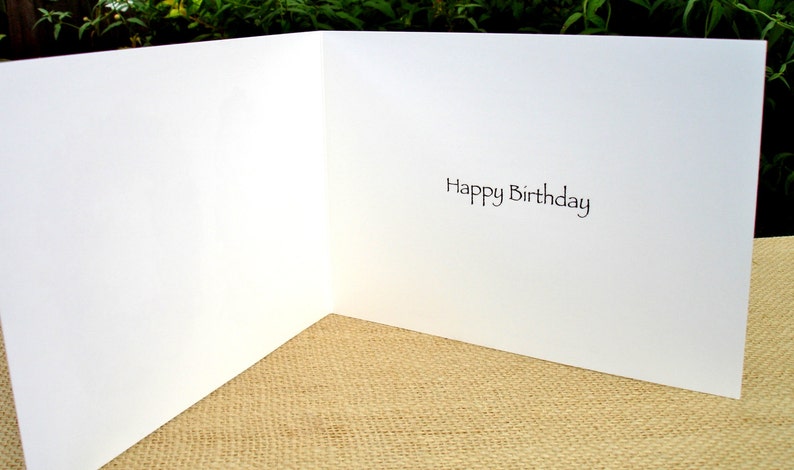 Tarjeta de cumpleaños número 90 personalizada, IMPRESIÓN de flores prensadas imagen 2