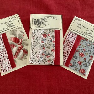 Labels stofmonsters, vintage veterlabels, stofstaal, stoffendagboek, Franse algemene stof