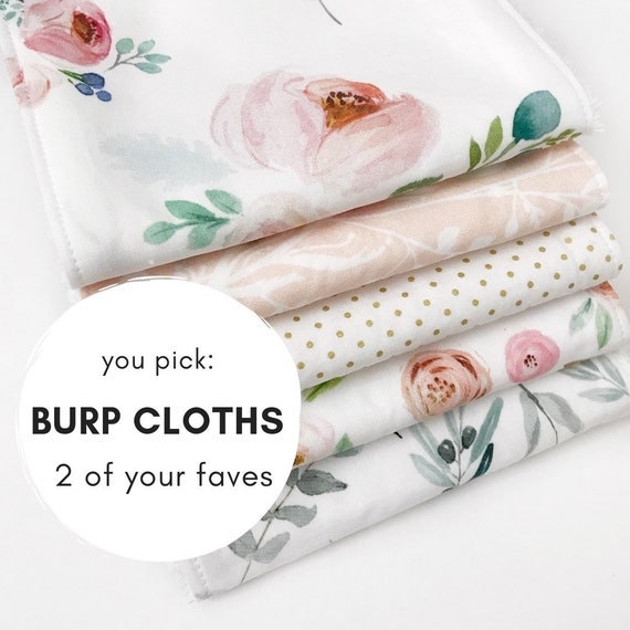 average size of burp cloths
