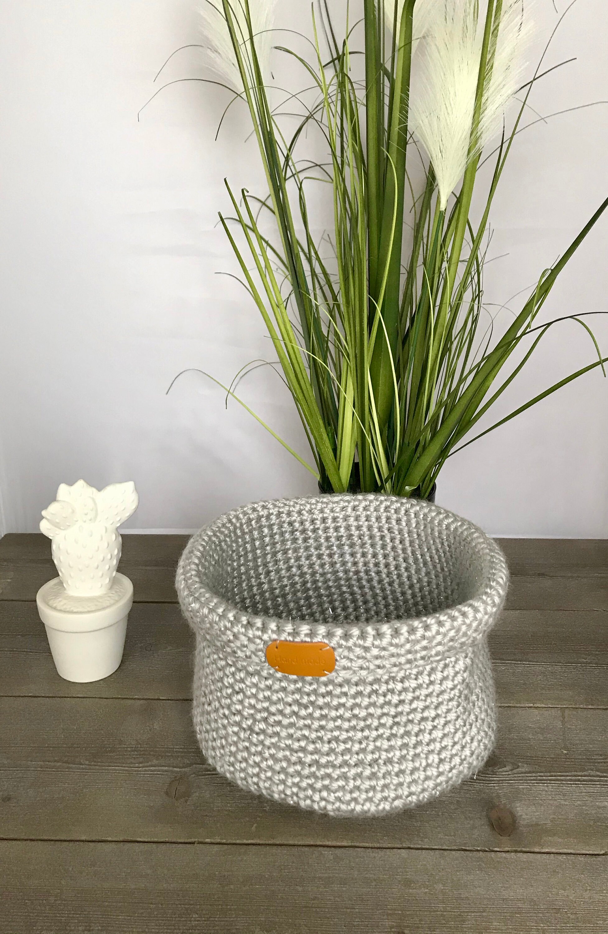 Corbeille Au Crochet 100% Fait Main