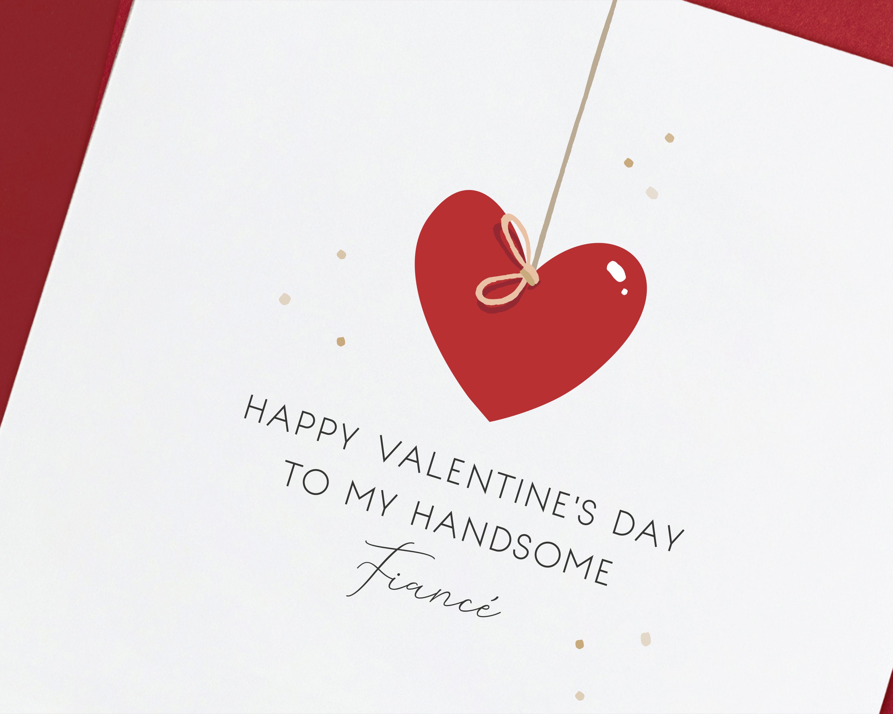 Fiance Valentines Card Valentines Card Fiance Fiance - Etsy UK