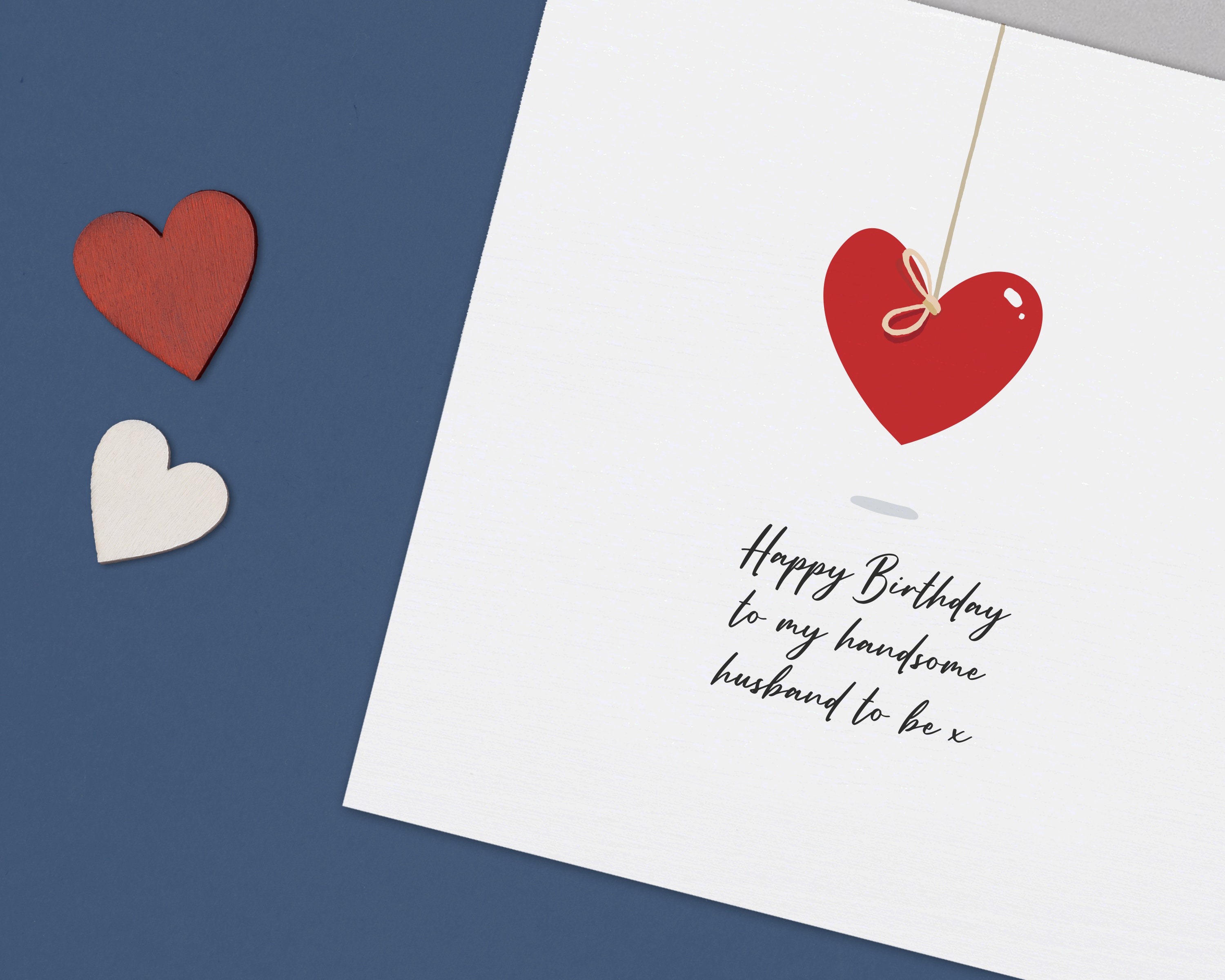 Fiance Birthday Card Birthday Card Fiance Husband To Be Etsy