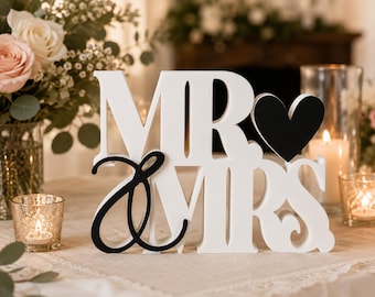 Mr. & Mrs. Wedding Sign Decor