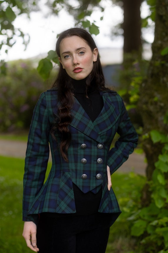 Lady Mary Jacket black Watch Tartan 