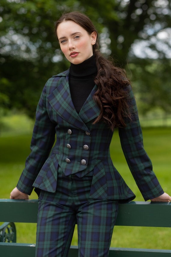 Lady Mary Jacket black Watch Tartan 