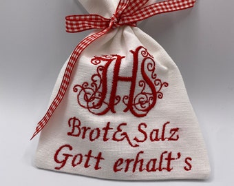 Salzsäckchen "Brot & Salz, Gott erhalt's"