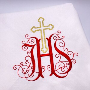 Weihkorbdecke Ostern, IHS Symbol mit Kreuz, SOFORTKAUF Bild 3