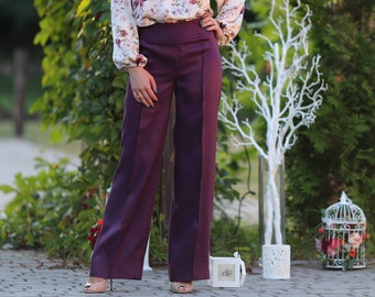 Larghi pantaloni di seta | Etsy Italia