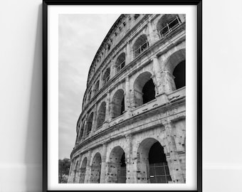 The Colosseum of Rome, Flavian Amphitheater, Ancient Rome, Roman Architecture, Italian Architecture,Printable Digital Photography,Rome Italy
