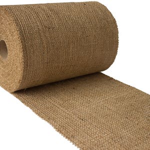 Burlapper 9&quot; Jute Burlap Ribbon Roll, 10 oz Burlap Fabric