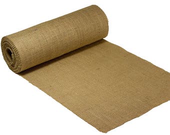 Burlapper Burlap Roll, 12" x 10 yd | Premium, Heavyweight 12 oz 100% Natural Jute | Weddings, Table Runners, Arts & Crafts | Made in Ohio