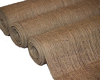 Burlapper garden fabric, 12" x 10 yds (3-pack), 100% eco-friendly jute burlap rolls