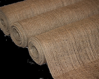 Burlapper burlap runner natural frayless edge, 12" x 120" (3-pack, 10 yards)