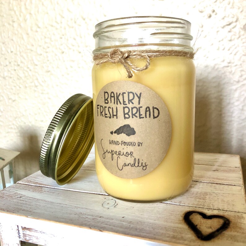 Bakery Fresh Bread Bread Candle Wood Wick Etsy