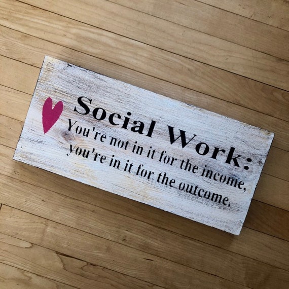 Social Worker Gift Social Worker Decor Office Decor Etsy