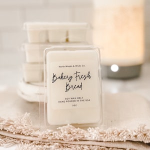 Bakery Wax Melts, Fresh Baked Bread Scented, Soy Wax Tarts