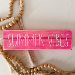 Summer Signs, Summer Home Decor, Summer Vibes, Shelf Sitter Decor
