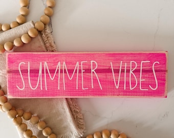 Summer Home Decor, Summer Vibes, Shelf Sitter Signs