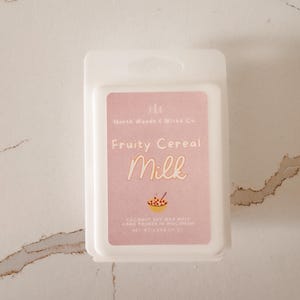 Fruity Cereal Milk Wax Melt | Coconut Soy, Nostalgic Scent