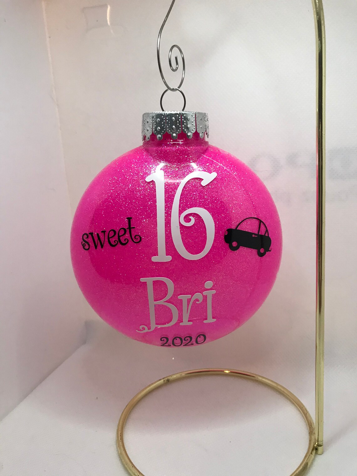 Sweet Sixteen Christmas Ornament 