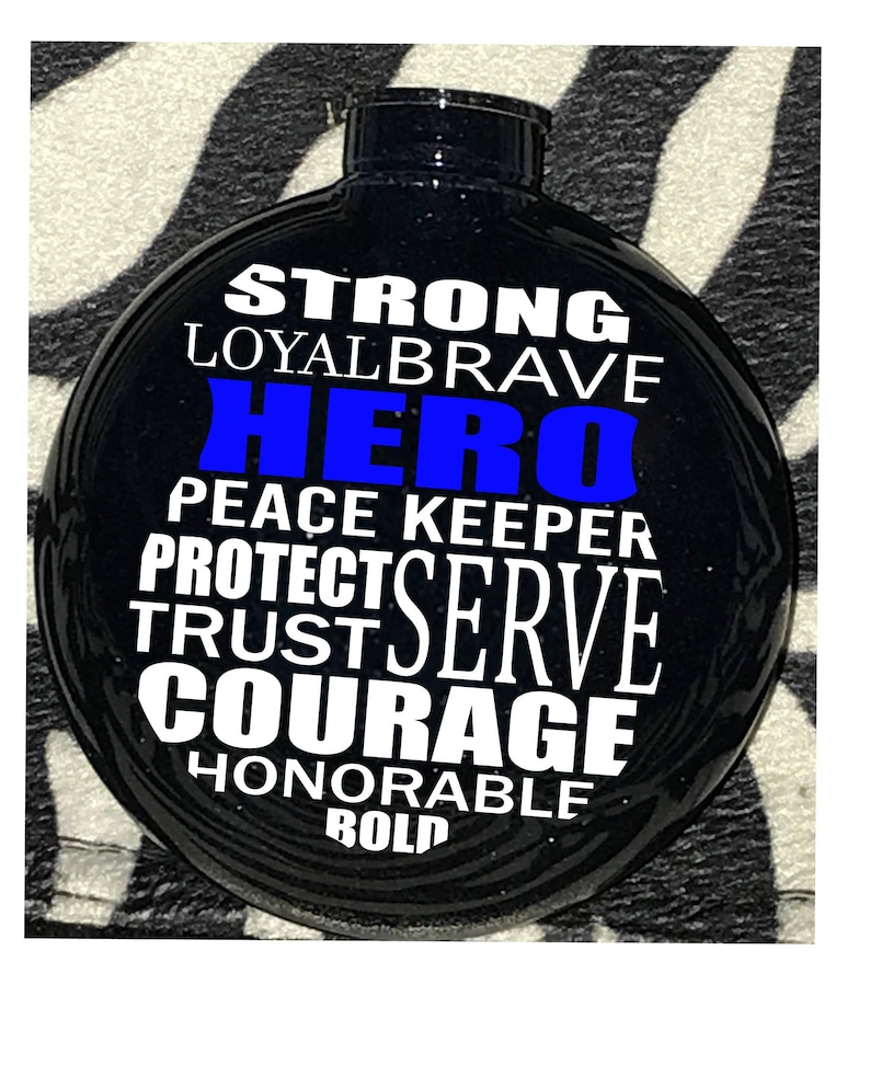 Police Ornament Thin Blue Line ornament Peace Makers Law Enforcement Ornament Police wife gift LEO Ornament TBL Police Wife Ornament
