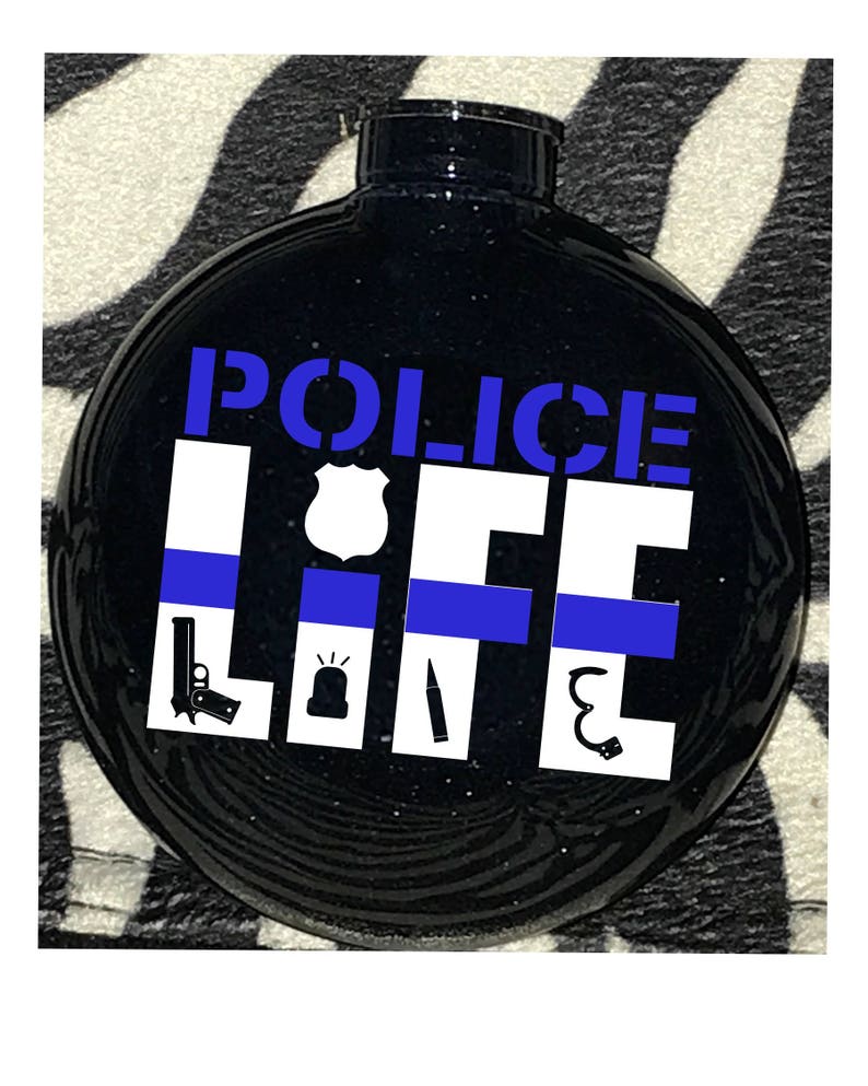 Police Ornament Thin Blue Line ornament Peace Makers Law Enforcement Ornament Police wife gift LEO Ornament TBL Police Wife Ornament