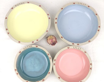 Children's tableware personalized ceramic cereal bowl